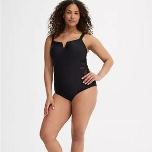 Torrid Daisy Cut-Out One Piece Swimsuit size 2 (d/dd) 18/20